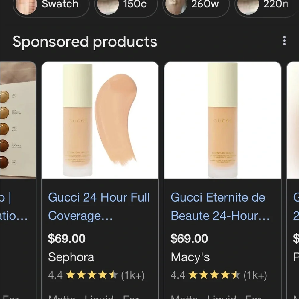 Gucci Éternité de Beauté Foundation 270C